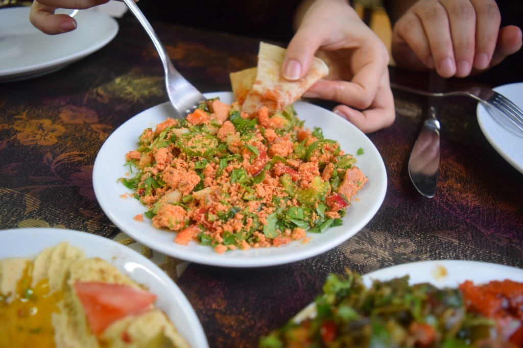 Çökelek salatası sürk peyniri